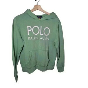 Polo Ralph Lauren Hoodie Youth XL Jade Green Pullover Preowned